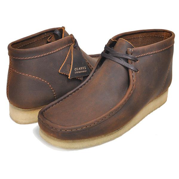 Clarks（クラークス） ワラビー ブーツ ビーズワックス レザー