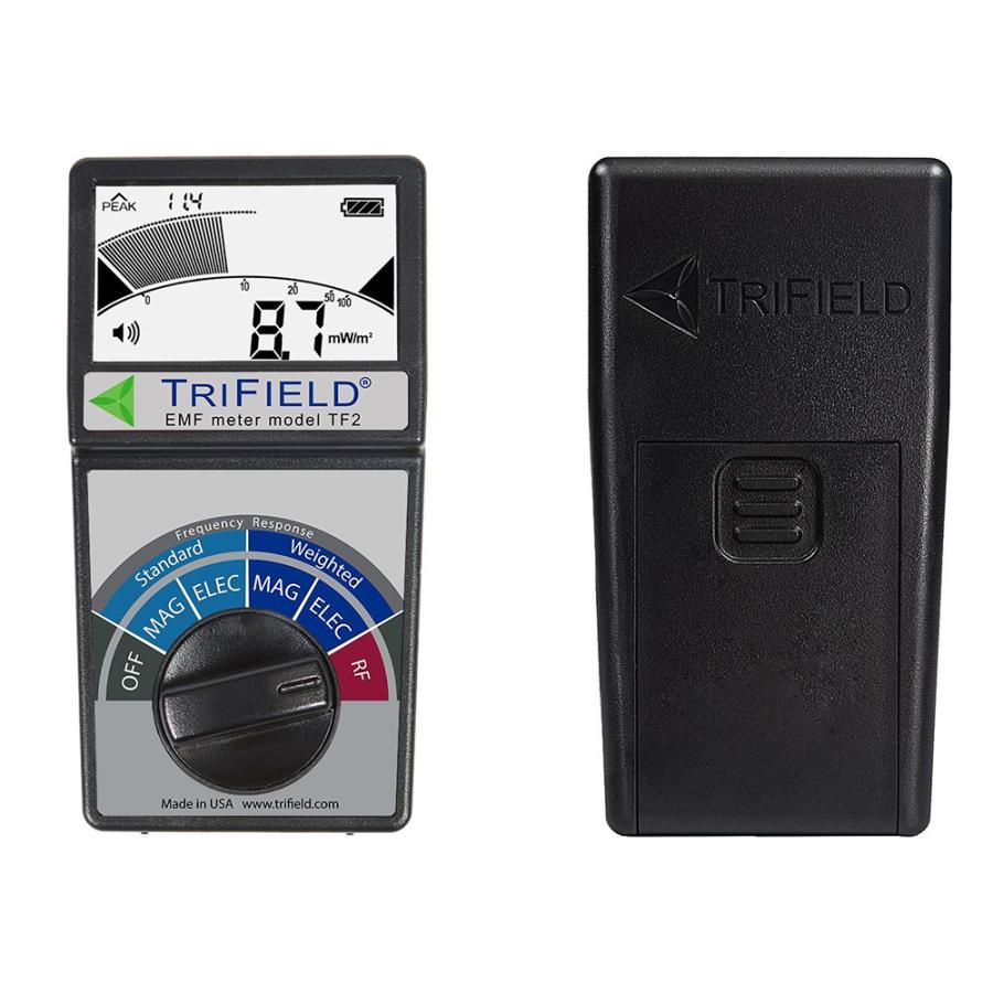 トリフィールドメーター TF2 電磁波測定器 9V電池・B6メッシュケース