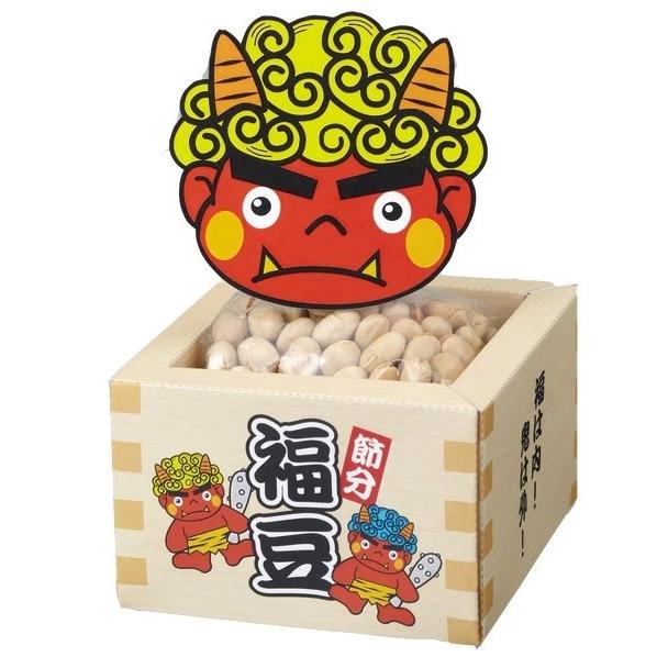 節分 豆 販促品 節分福豆枡パック（25g入）100個以上販売 豆まき用豆