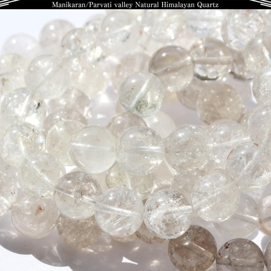 Lucky365 マニカラン産 ヒマラヤ水晶 ブレスレット 12mm