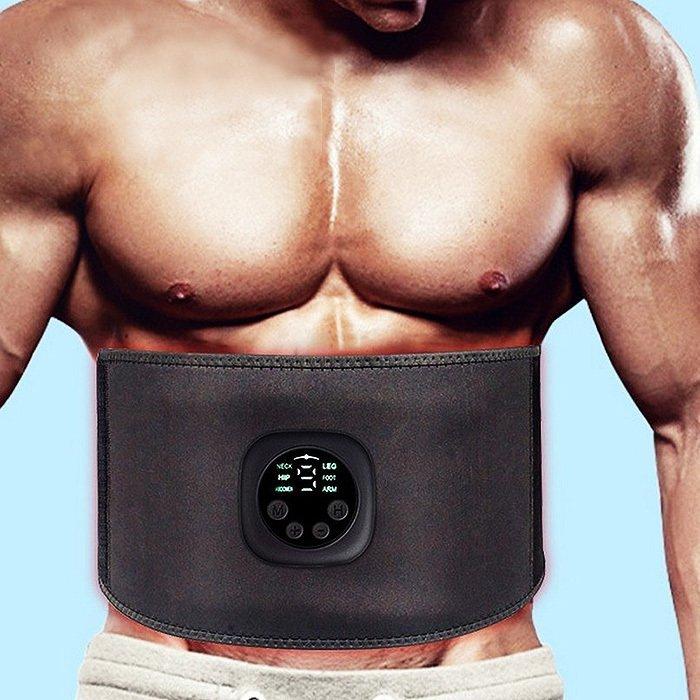 EMS腹筋ベルト 最新型 EMSトレーニングベルト ジェルシート不用 腹筋