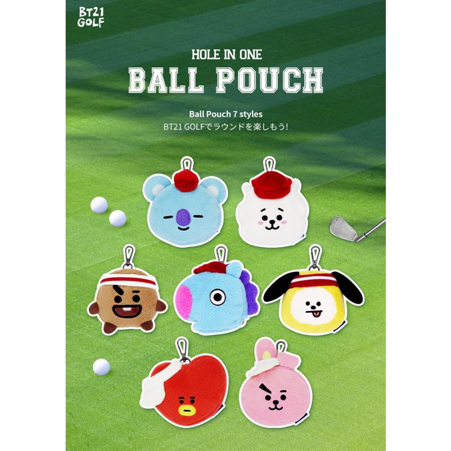 BT21ゴルフアイテム 「ホールインワン」バッグ&ボールポーチ BT21 GOLF