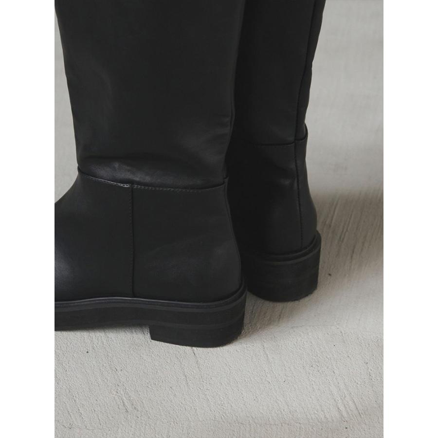 anuke（アンヌーク） 即日発送 Ecoleather Long Boots 62521007