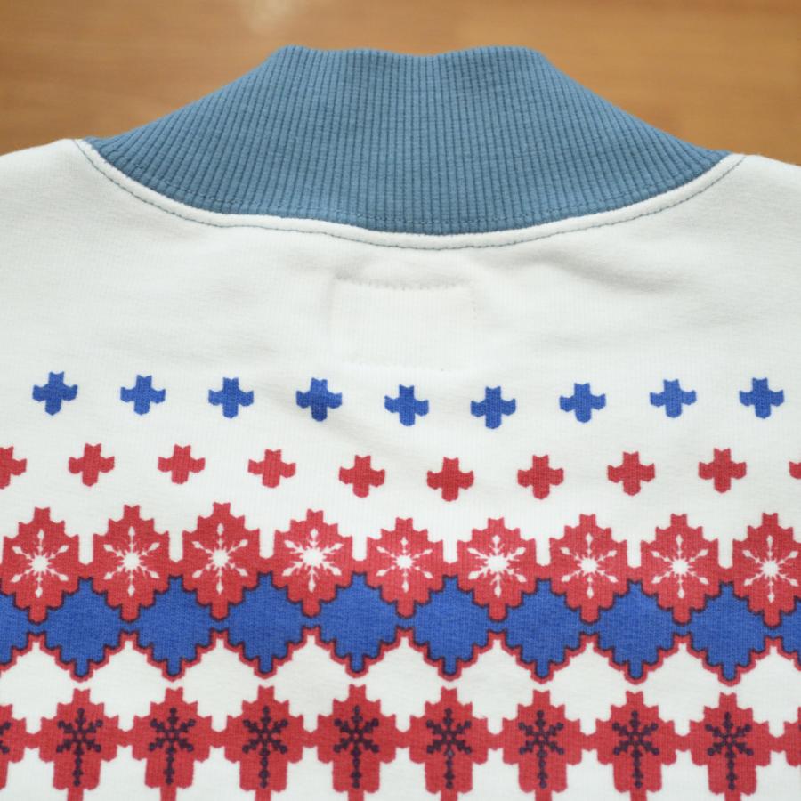 Pherrow's（フェローズ） スノーパターンスウェット S.ブラック