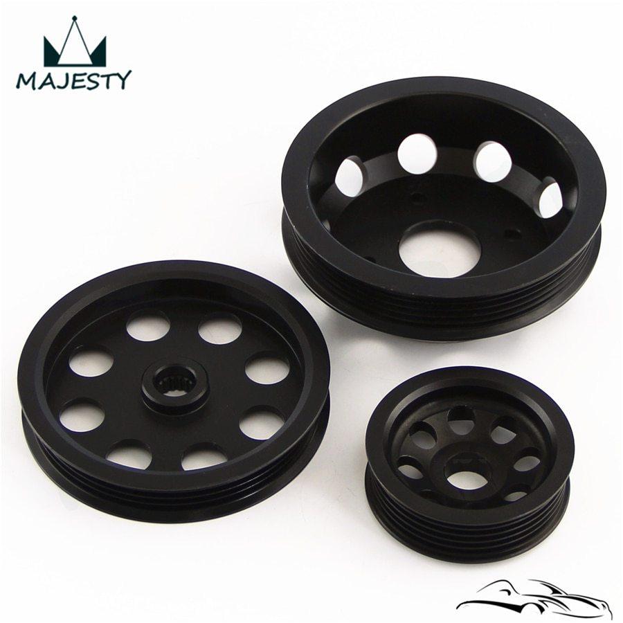 軽量アルミクランクプーリー キット 240SX S13 S14 S15 シルビア 新品