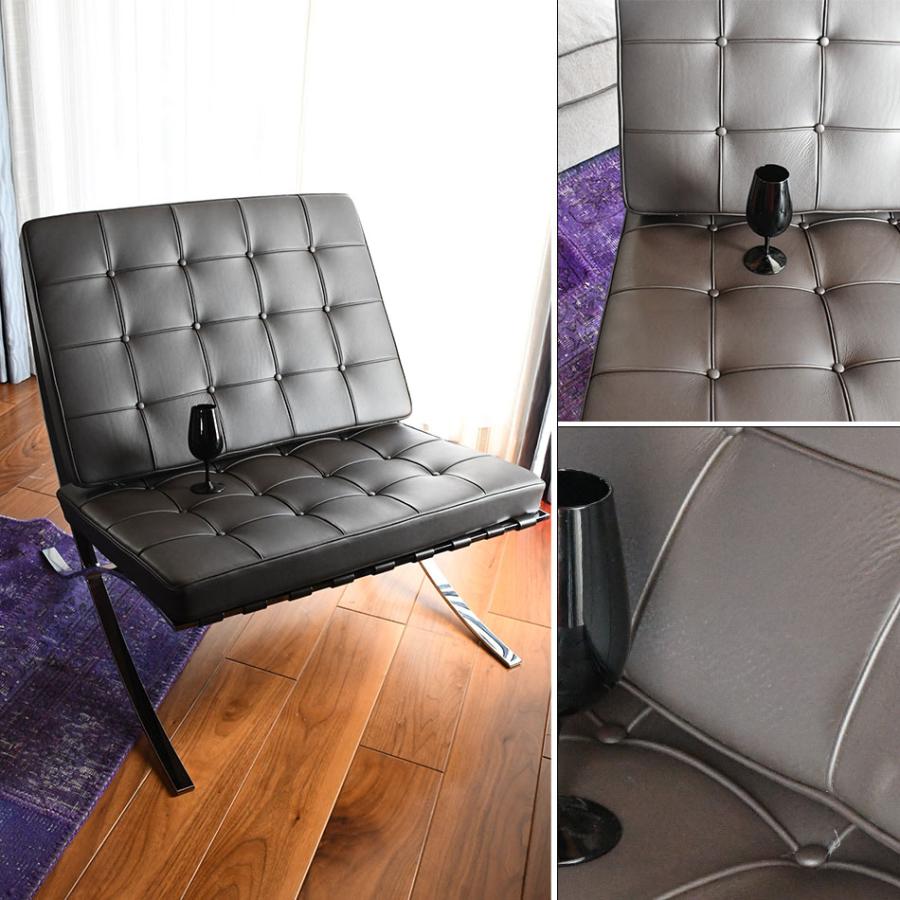 ミース・ファン・デル・ローエ 国内在庫 バルセロナチェア 1人掛ソファ