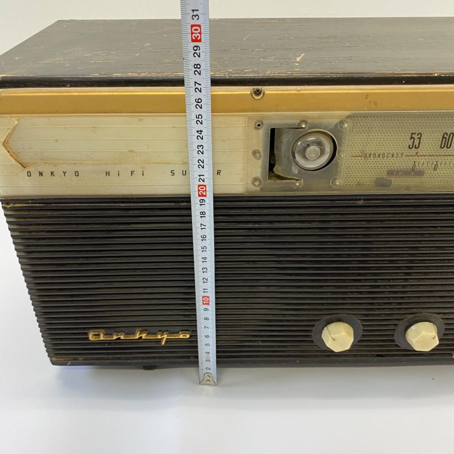 オンキョー ONKYO 真空管ラジオ ラジオ レトロ家電 ビンテージ