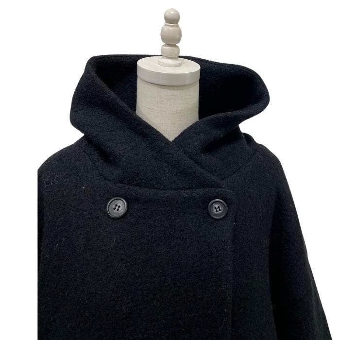 SALE20%OFF】マオメイド mao made 圧縮ウール ダブルボタン ミドル丈