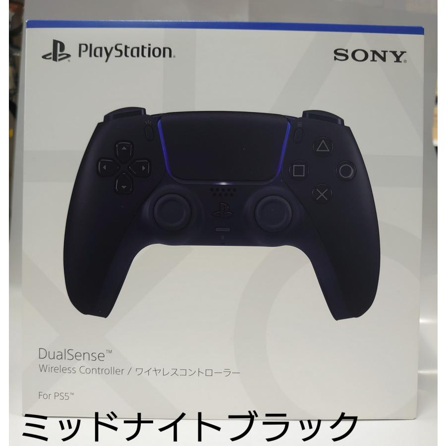 PlayStation PS5 DualSense ワイヤレスコントローラー ミッドナイト