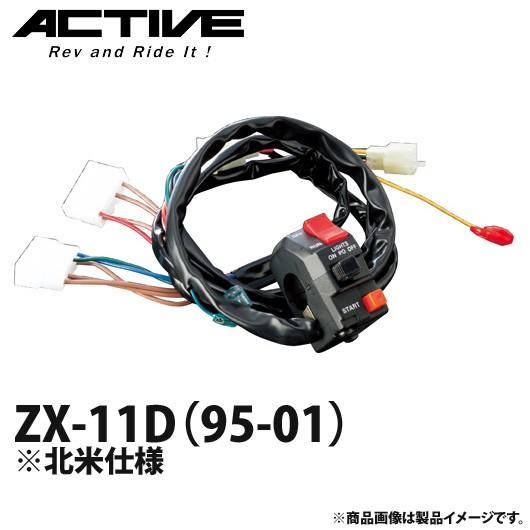 アクティブ ハンドルスイッチ TYPE-1 ZX-11D（95-01） ※北米仕様