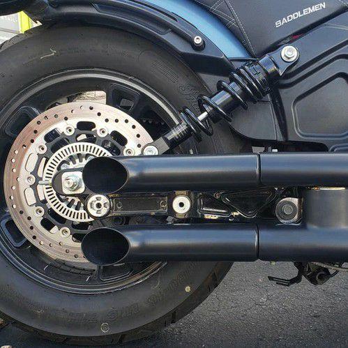 インディアン スカウトシリーズ マフラーチップ ブラック Dean Speed