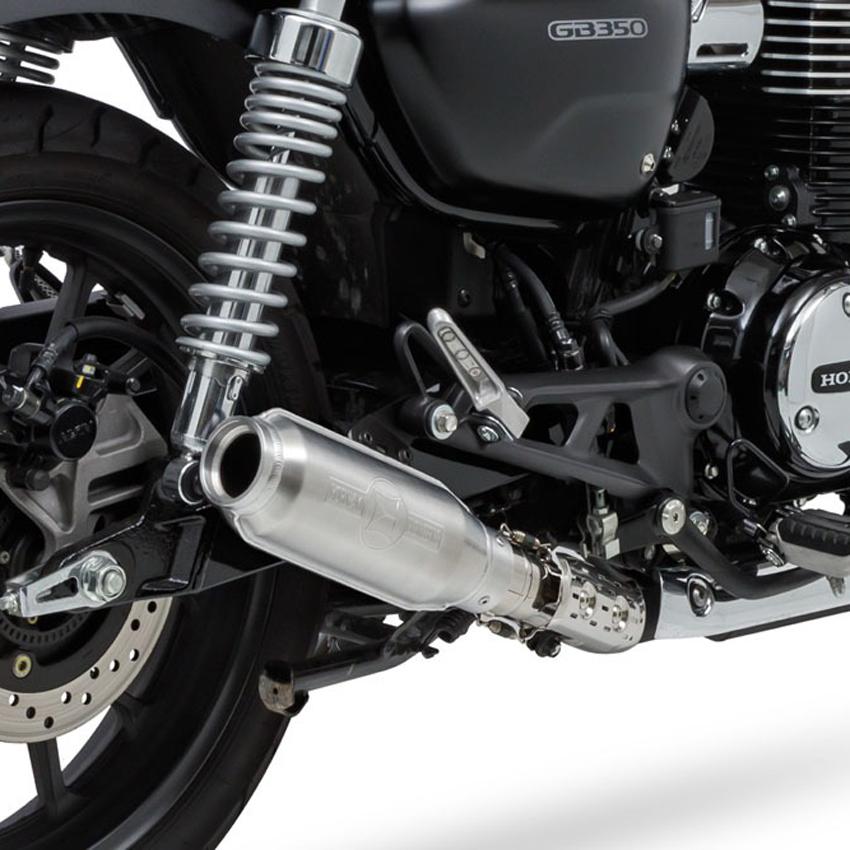 ホンダ GB350、GB350S MONSTER スリップオンマフラー(JMCA) シルバー