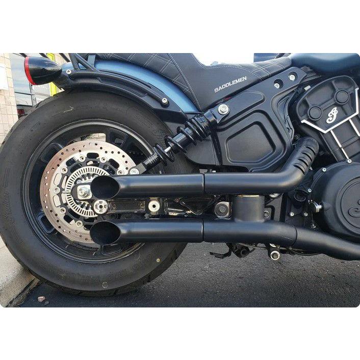 インディアン スカウトシリーズ マフラーチップ ブラック Dean Speed