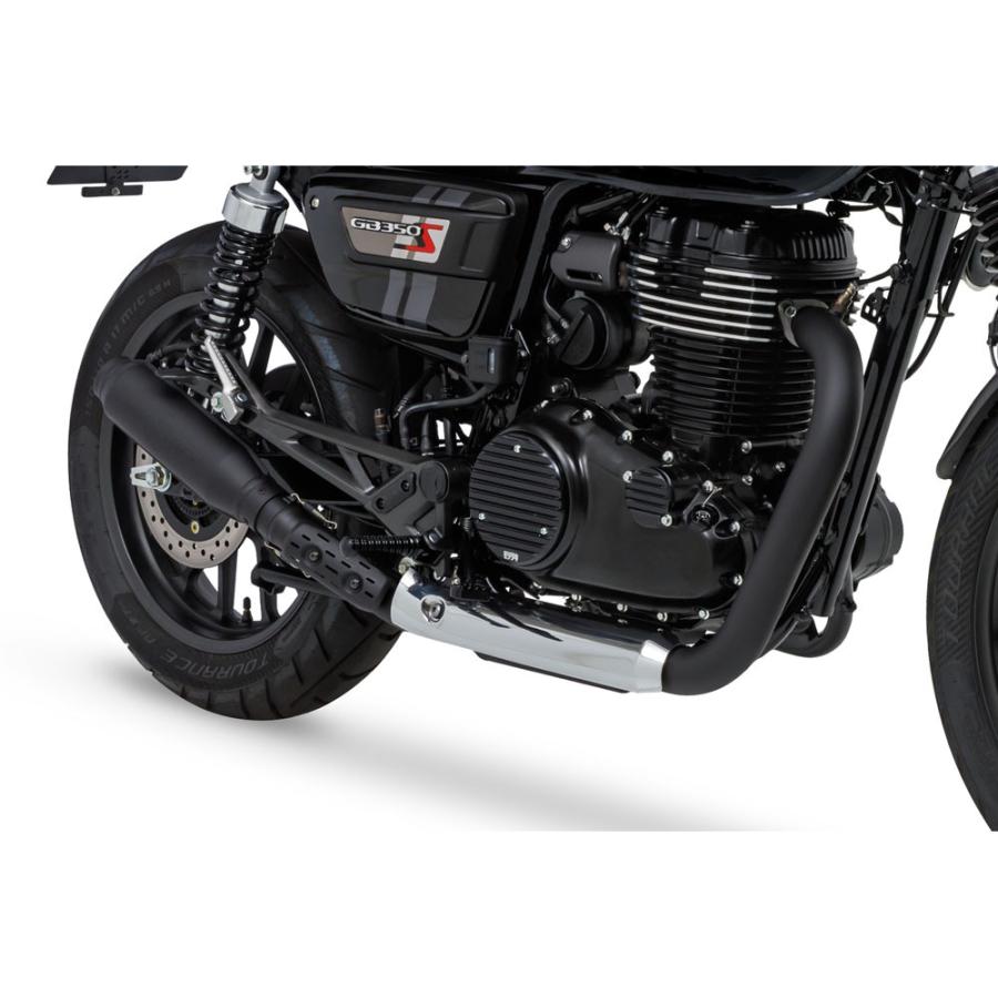 ホンダ GB350、GB350S MONSTER スリップオンマフラー(JMCA) ブラック