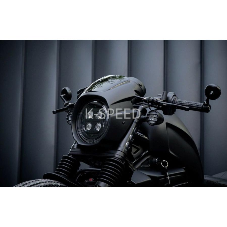 レブル250/500 ヘッドライトカバー Diabolus K-SPEED : モトパーツ