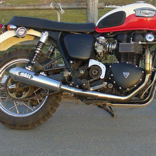 トライアンフ 空冷スクランブラー ステンレス2in1 Tromb フル