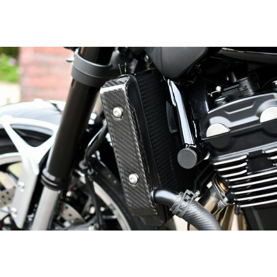 Z900RS ラジエーターサイドカバー 左右セット ドライカーボン SPEEDRA