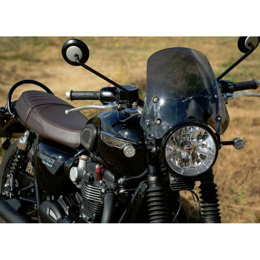 空冷 水冷 ボンネビル T100 T120 スクリーン 