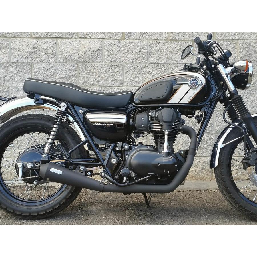 W800 ステンレス2in1 Tromb フルエキゾーストマフラー MASS Exhaust