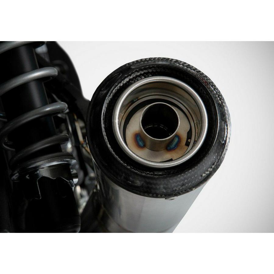 スピードツイン1200 スラクストン1200 スリップオンマフラー カーボン