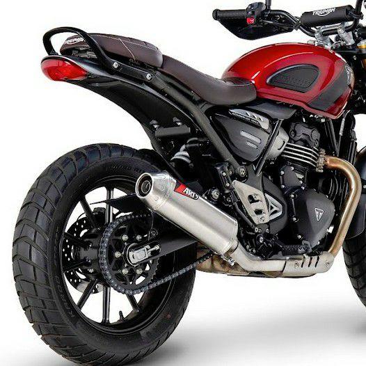 トライアンフ スクランブラー400X/スピード400 スリップオンマフラー E