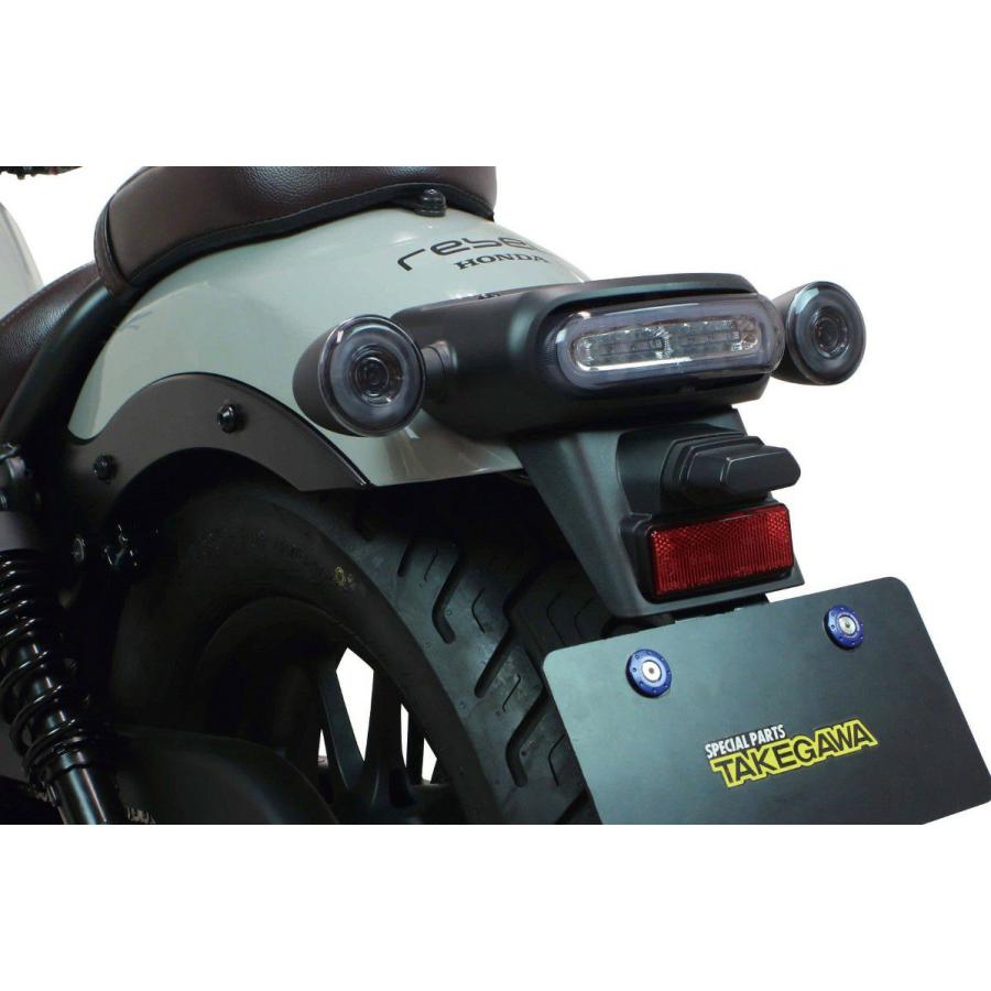 レブル CL250/500 GB350S LED テールランプキット スモークレンズ