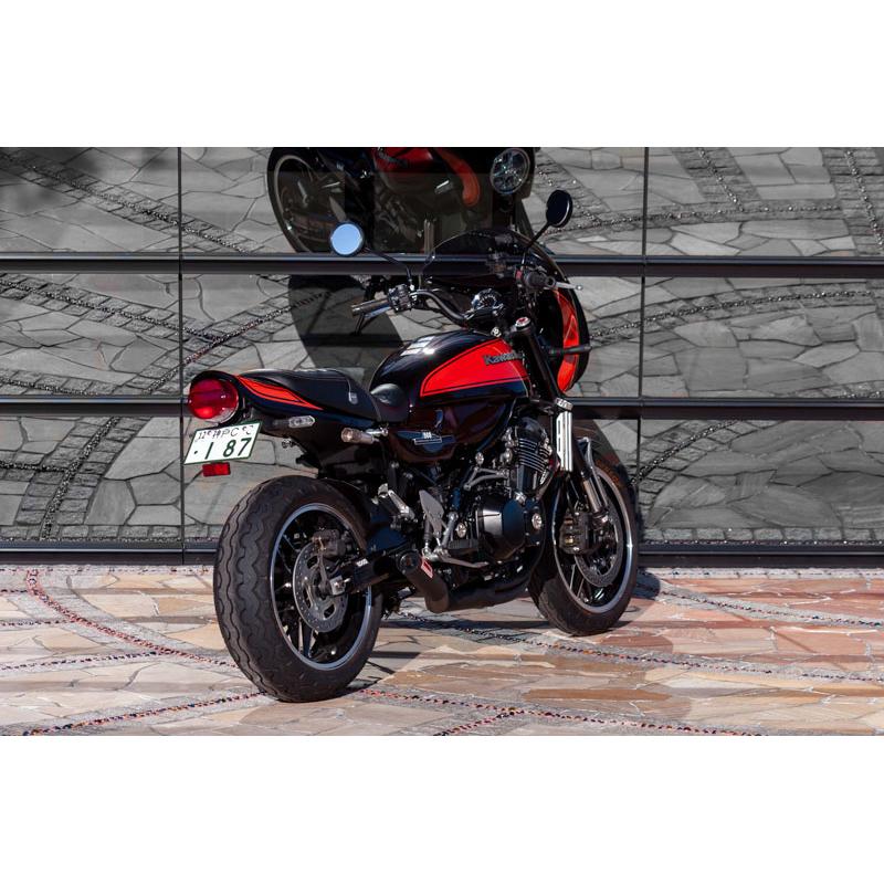 カワサキ Z900RS/CAFE 手曲げショート管集合マフラー(サーキット専用