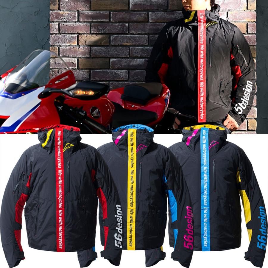 56デザイン ジャケット ウィンター アクシス 24 バイク ウェア