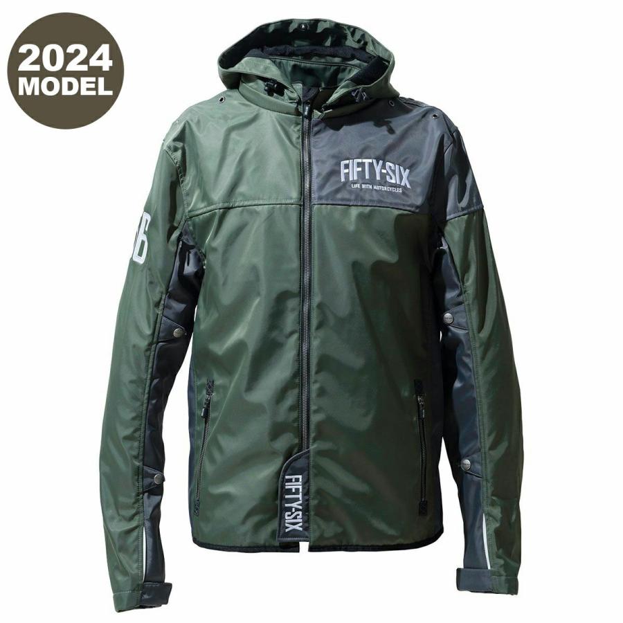 56デザイン ジャケット クォーター パーカー 24 バイク ウェア