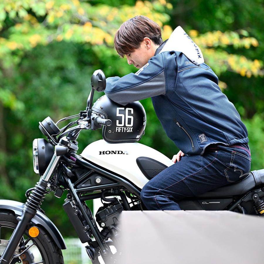 56デザイン ジャケット カラー フーディー メッシュ 24 バイク ウェア