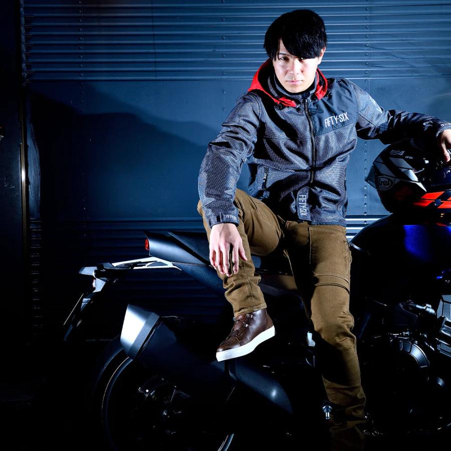 56デザイン エドウィン コラボ 3D フィット カーゴ パンツ バイク