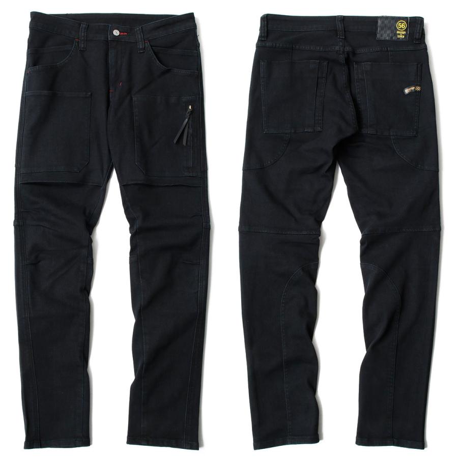 56デザイン エドウィン コラボ 3D フィット カーゴ パンツ バイク