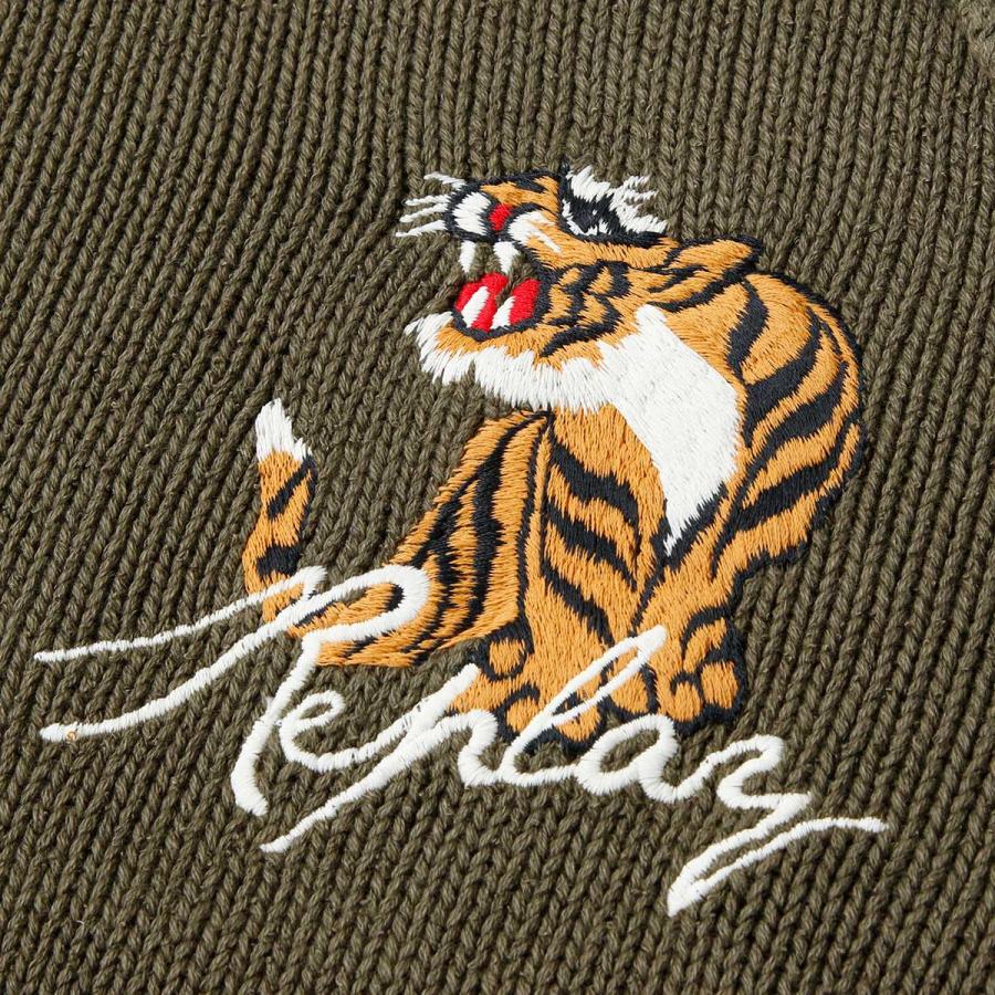 REPLAY（リプレイ） ニット クルーネック タイガー セーター バイク