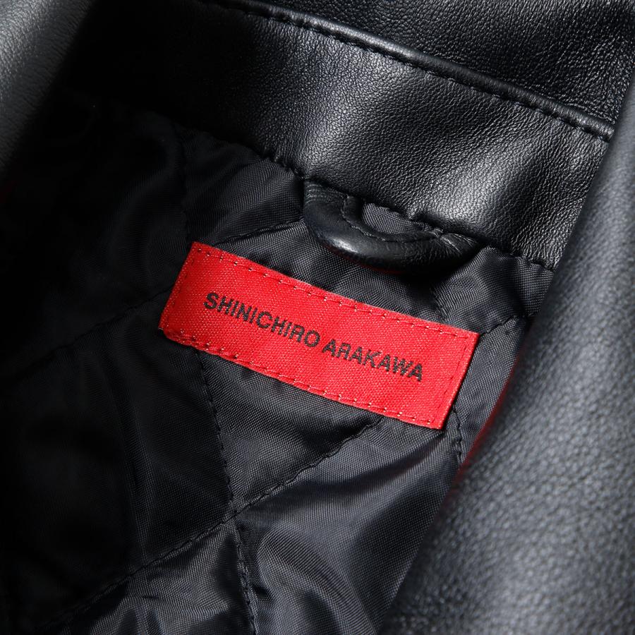 SHINICHIRO ARAKAWA（シンイチロウアラカワ） レザージャケット ラ