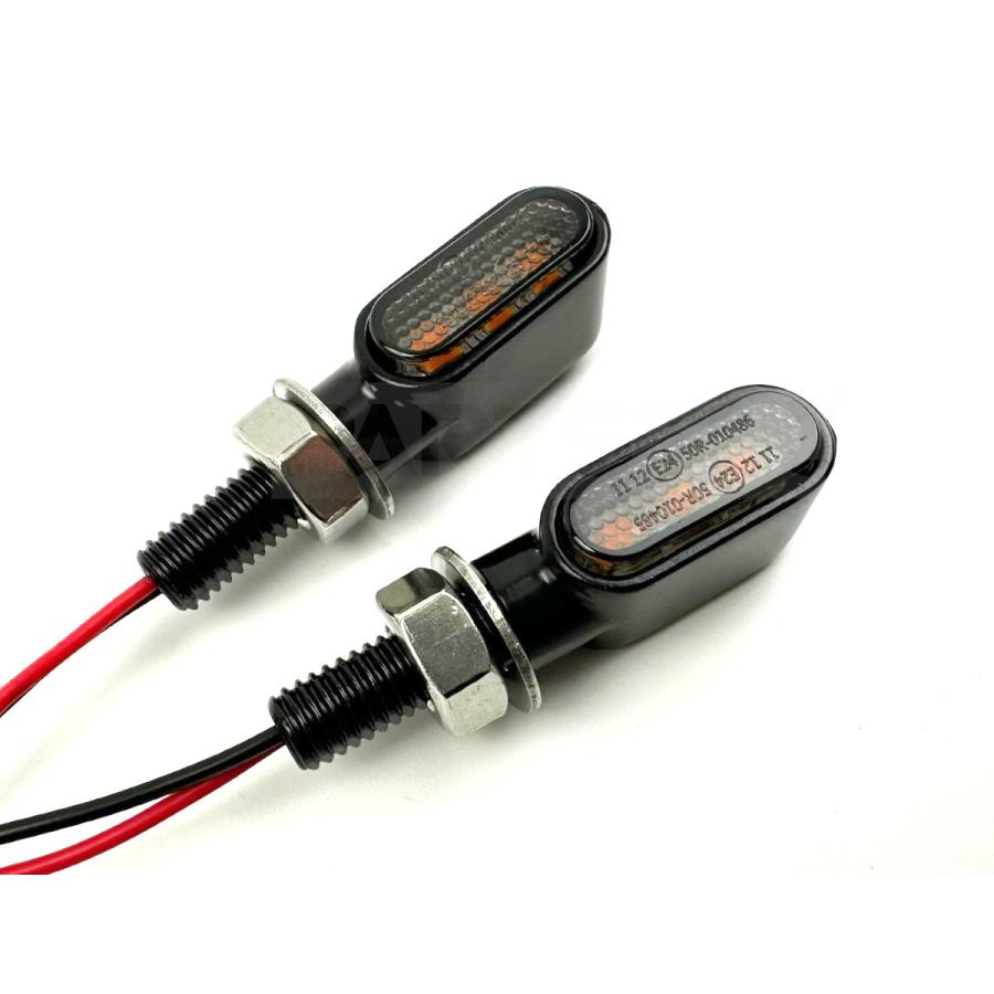 ヤマハ SR400 ミニ LED ウインカー 4個 ICリレー付 車検対応 小型