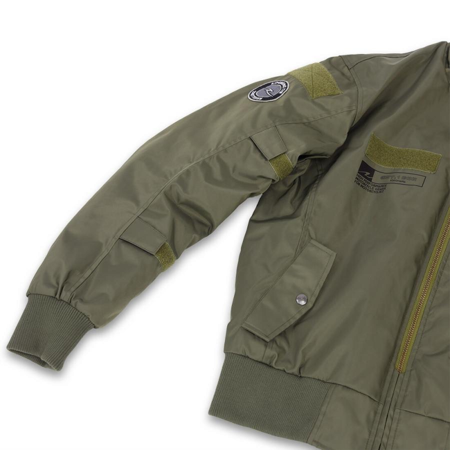 ラフ＆ロード ROUGH&ROAD バイク用 ウインタージャケット MA-1R EM