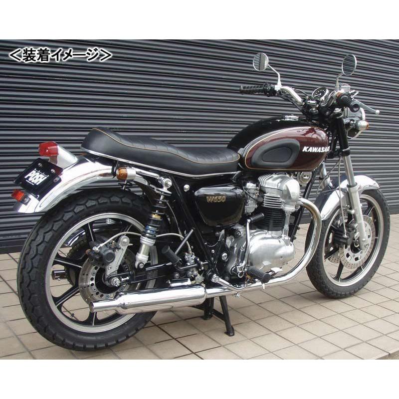 POSH Faith W1タイプフルエキゾースト/W650（-08） 040052-10 : バイク