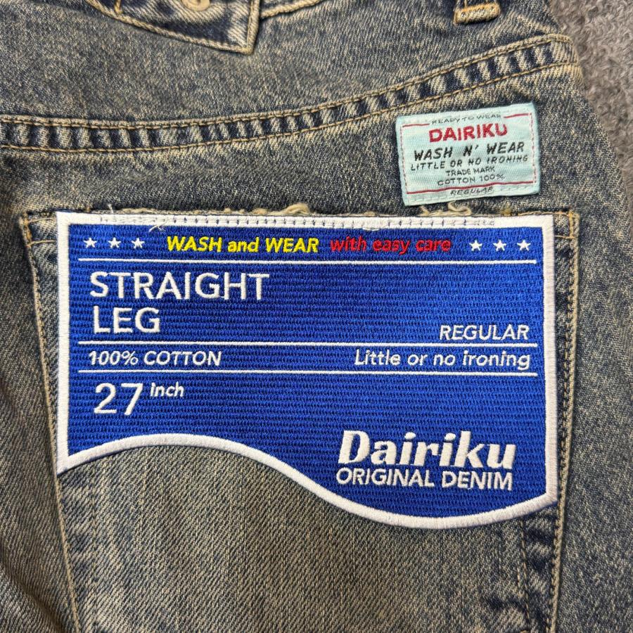 未使用 DAIRIKU 25SS Damage Straight Denim Pants ダメージストレート