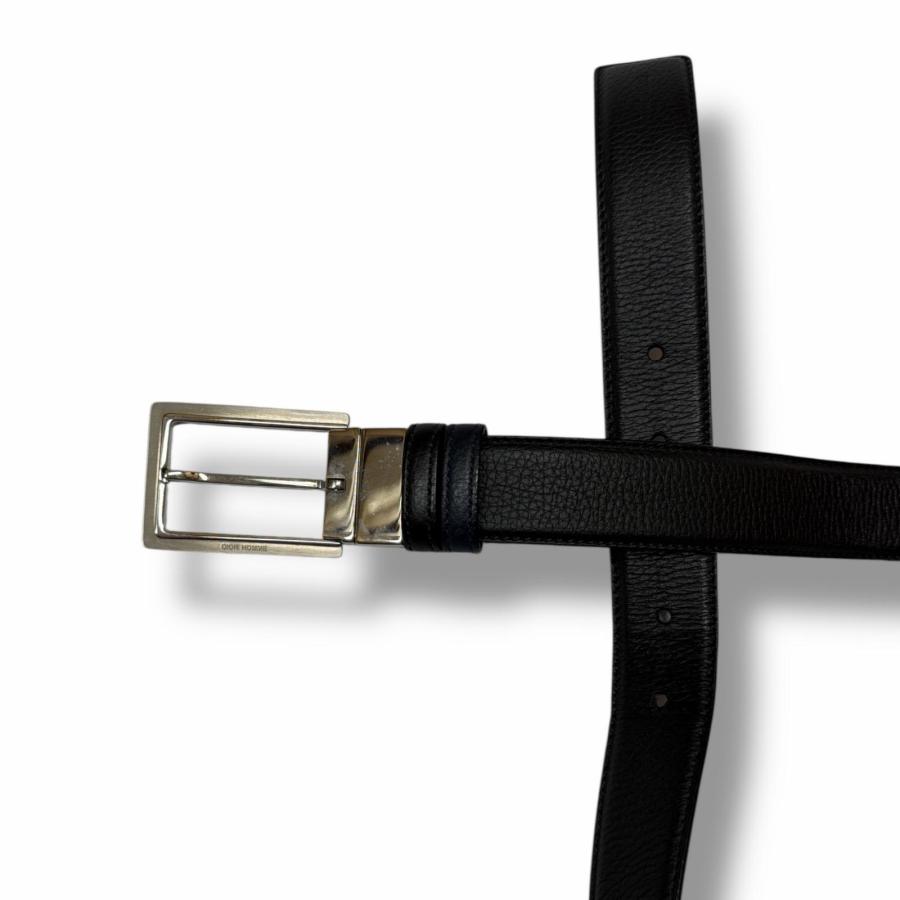 Dior HOMME DIOR Square Buckle Leather Belt スクエアバックルレザー