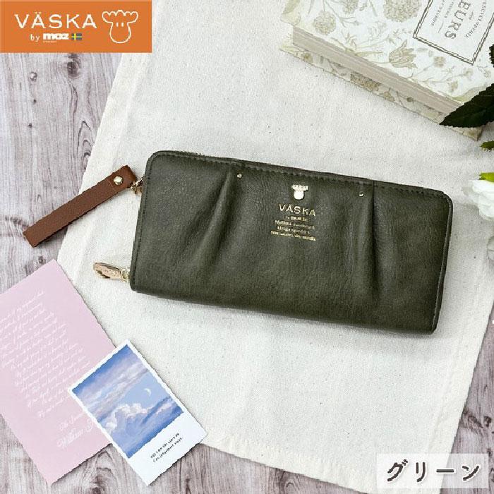 VASKA by moz ベスカバイモズ ロキシー ラウンドファスナー長財布 VS