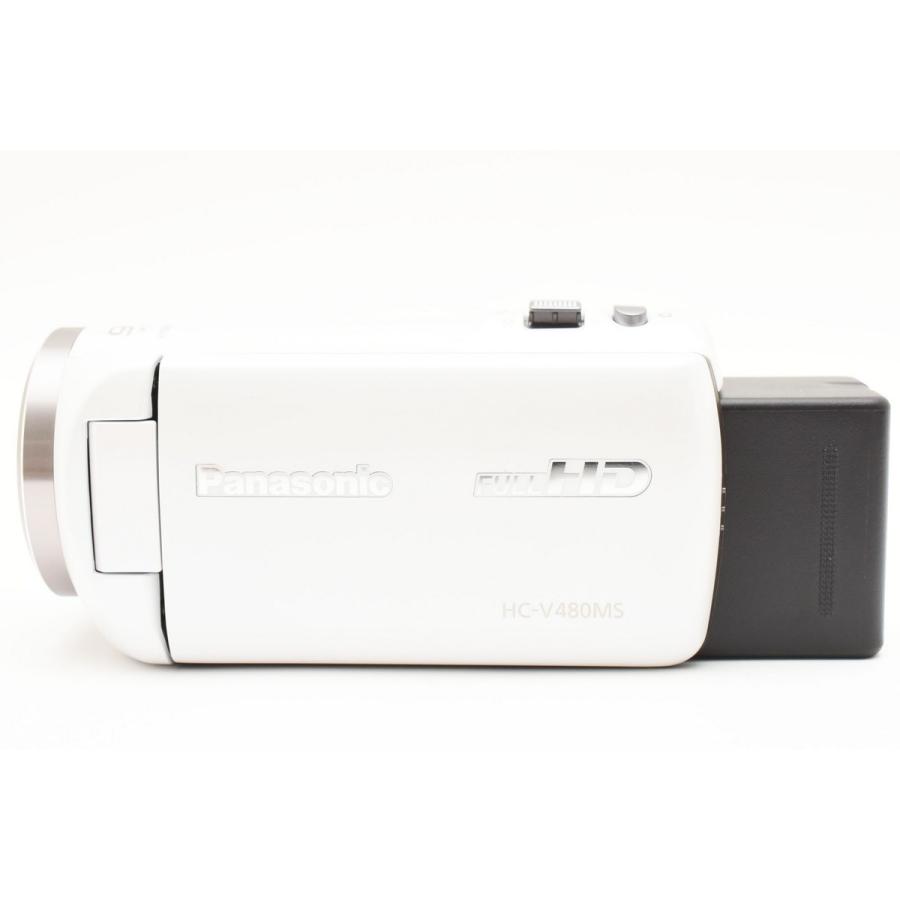 Panasonic パナソニック HC-V480MS ホワイト ビデオカメラ : MOMO'S