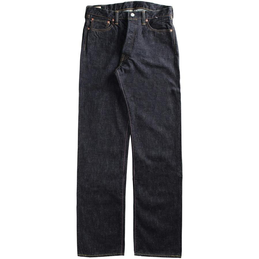 出陣レーベル 桃太郎ジーンズ 出陣 ミドルストレート ジーンズ デニム