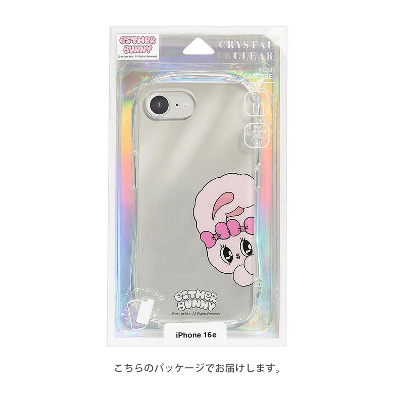 iPhone16e ケース エスターバニー クリア ソフトカバー Esther Bunny