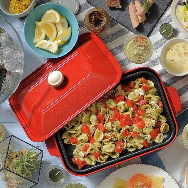 BRUNO（ブルーノ） ホットプレート 本体＋4種プレート 【レシピ＋