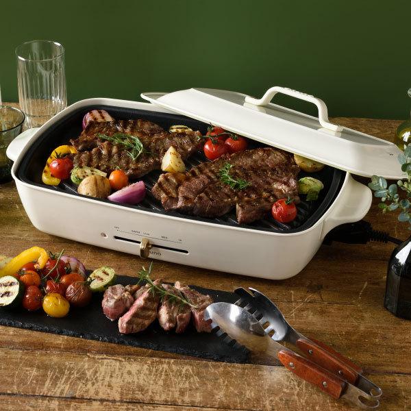 BRUNO（ブルーノ） ホットプレート 本体＋3種プレート 【レシピ＋