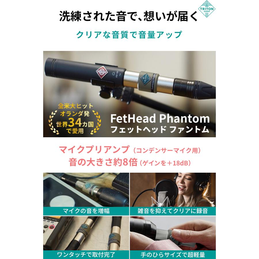 Triton Audio FetHead Phantom (トリトンオーディオ フェットヘッド