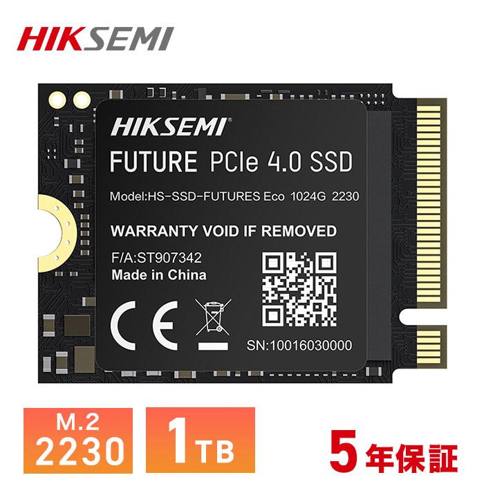 HIKSEMI HIKSEMI 1TB 2230 NVMe M.2 SSD PCIe Gen4×4 最大読込: 5,000
