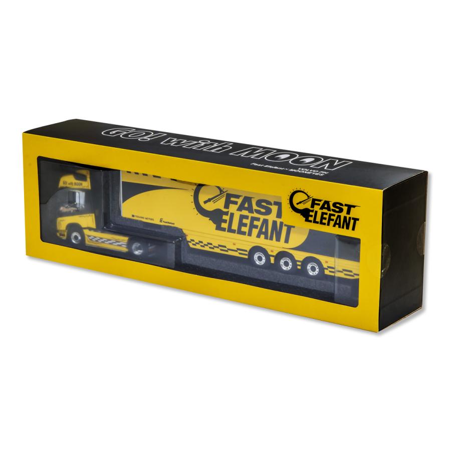 MOONEYES ムーンアイズ ミニカー Fast Elefant x MOON Volvo FH4