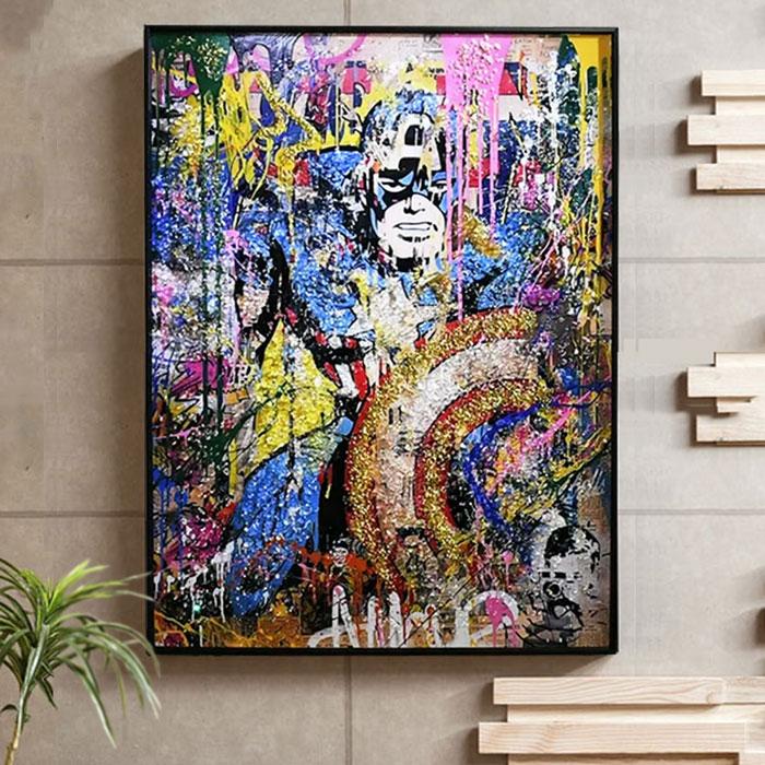 アートパネル 絵画 インテリアアート 水晶絵 クリスタルアート 80×60cm