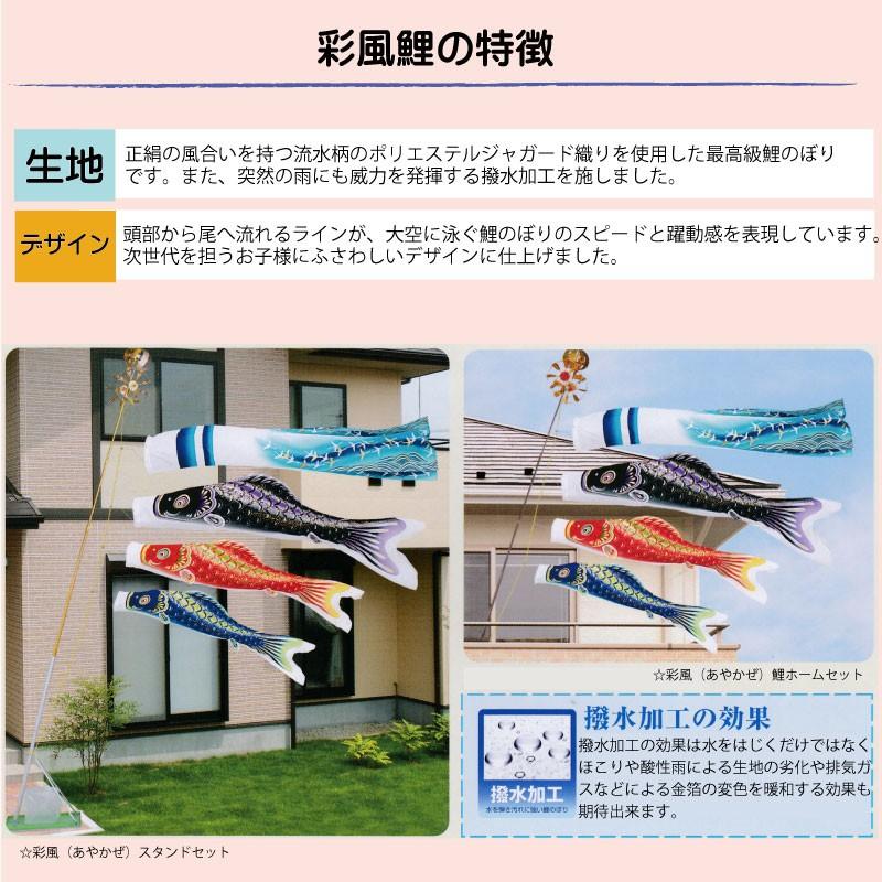 こいのぼり 旭天竜 鯉のぼり 彩風鯉 5m 8点 鯉5匹 大型セット ポール